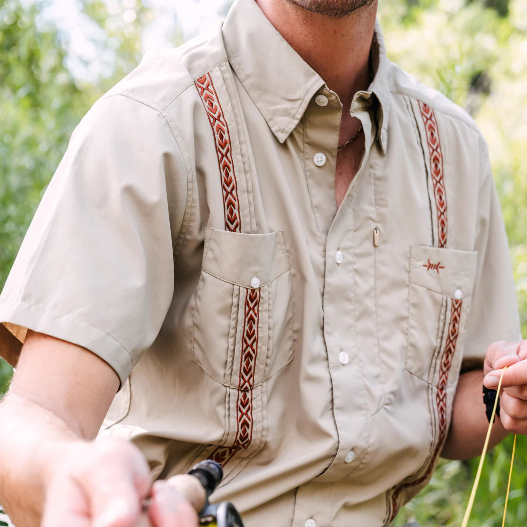 Guayabera Libre- Terracotta – Pecan Creek Outfitters