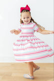 Pastel Stripes S/S Pocket Twirl Dress: 9/10