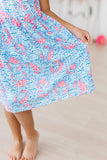 Crab Walk Ruffe Dress