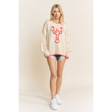 Lovely Lobster Sweater-Blue