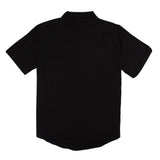 The Wyatt Pearl Snap Short Sleeve Solid Shirt: Washed Indigo Chambray / X-Large