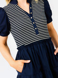 Navy Stripe Dress