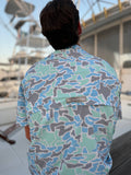 Texas Coastal Camo Fishing Shirt: L