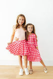 Hot Pink Gingham Dress