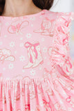 Girls Howdy Twirl Dress
