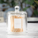 Glass Jar + White Matches