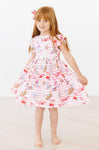 SALE Off to the Circus Flutter Sleeve Twirl Dress: 4T