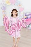 Twinkle Ties 3/4 Sleeve Pocket Twirl Dress: 9/10