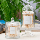 Glass Jar + White Matches