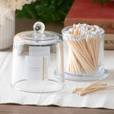 Glass Jar + White Matches