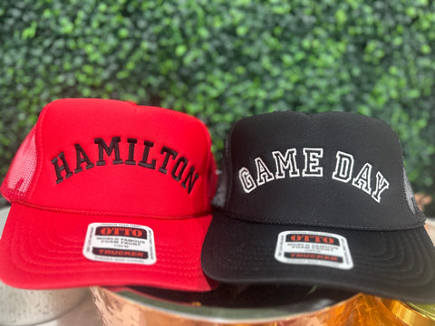 Gameday Trucker Hat-Black