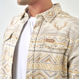 Whitetail Aztec Flannel