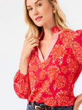 Drift Blooms Pink Top