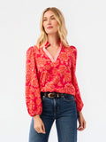 Drift Blooms Pink Top