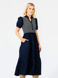 Navy Stripe Dress