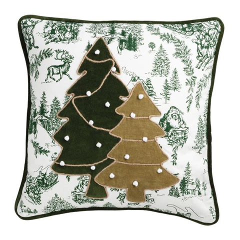 Toile Tree Pillow