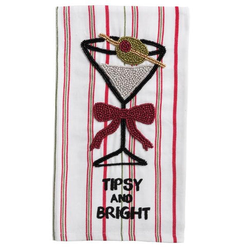 Tipsy Beaded Towel