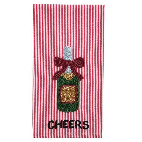 Cheers Beaded Towel