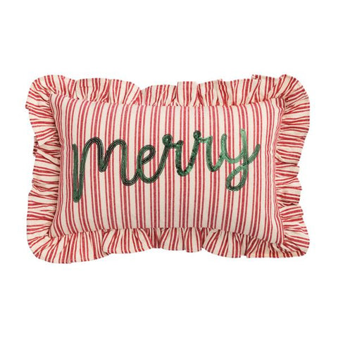 Merry Sequin Pillow