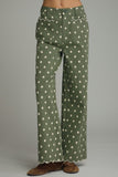 Olive Polka Pants