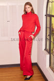 Holiday Red Turtleneck Sweater