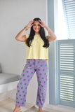 Purple Polka Dot Pants