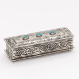 Silver & Turquoise Eyeglass Box