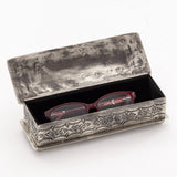 Silver & Turquoise Eyeglass Box