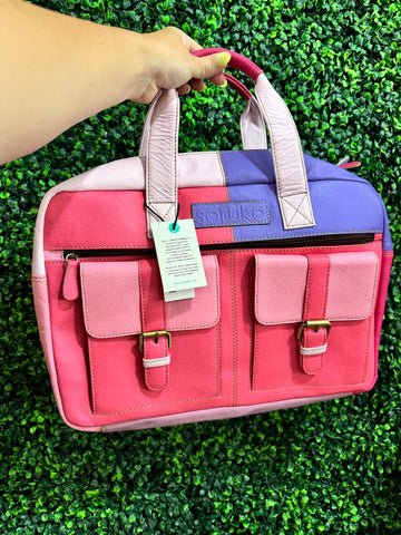 Mary Colorblock Briefcase