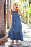 Denim Maxi Dress