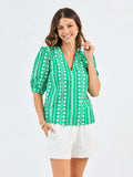 Stitch Green Top