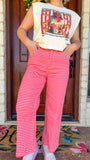 Red Checkered Pants