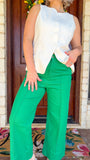 White Button Vest