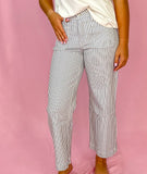 Pinstripe Jeans
