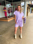 Lavender Travel Shorts