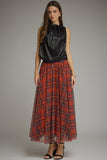 Red Plaid Skirt