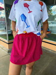 Pink Sparkle Skort