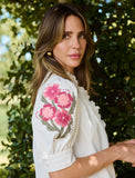 Floral Ivory Top