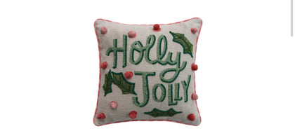 Holly Jolly Pillow