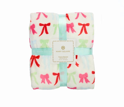 Bow Holiday Blanket