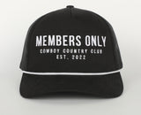 Members Only Hat- Black
