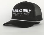 Members Only Hat- Black