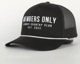 Members Only Hat- Black