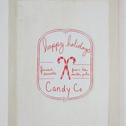 Candy Cane Sign
