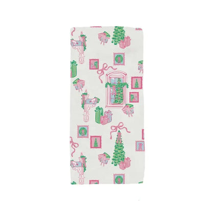 Christmas Cottage Tea Towel