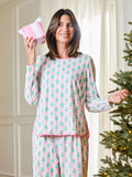Winter Pines Pink PJ Set