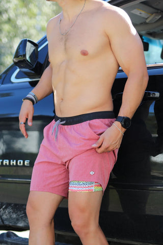 Red Trout Athletic Shorts