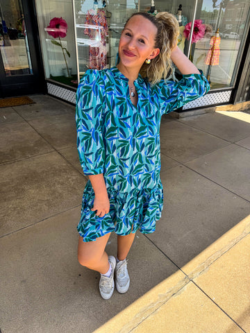 Reflecting Pool Green Dress
