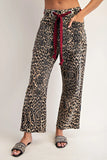 Cheetah Denim Pants