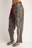 Cheetah Denim Pants